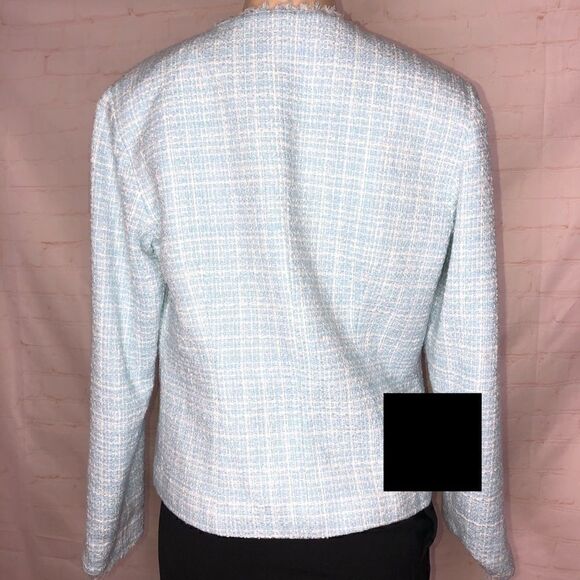 WD.NY blue and white tweed jacket - Picture 3 of 6